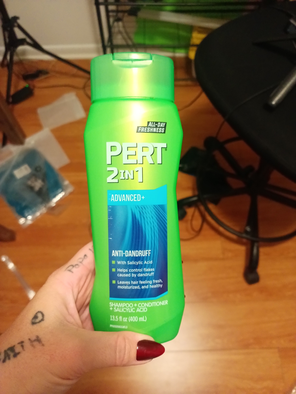 2 in 1 Anti-Dandruff Shampoo + Conditioner - Green